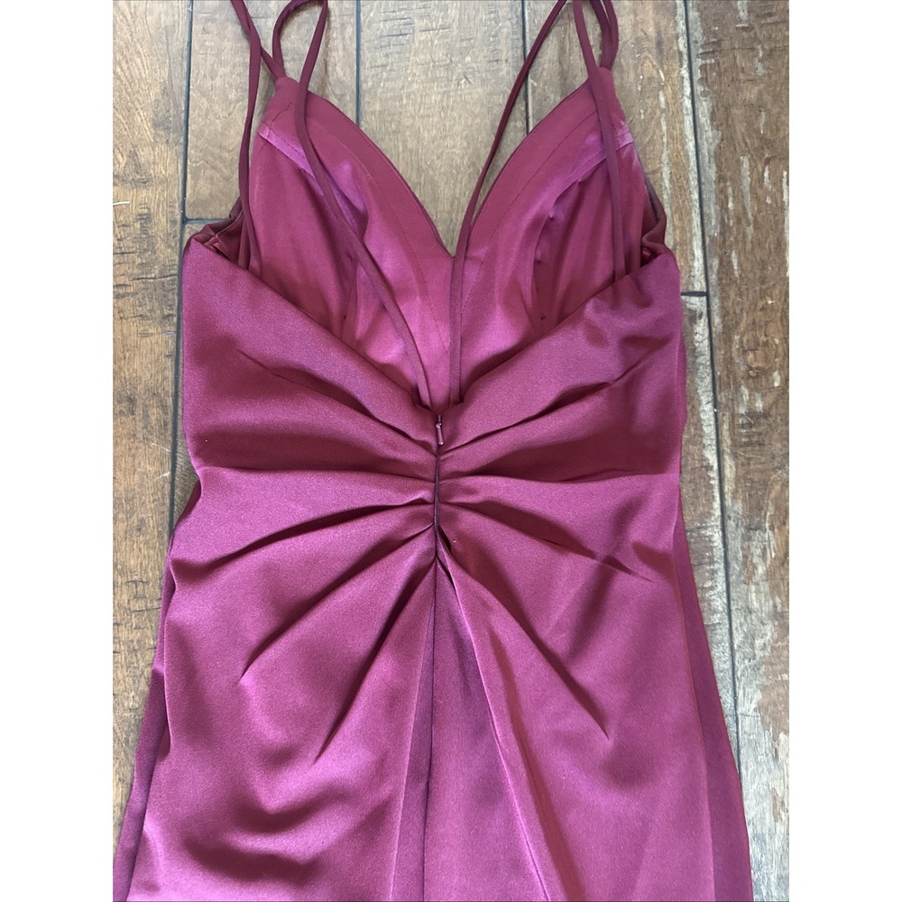 Cinderella‎ Divine V-Neck Ruched Mermaid Evening HOCO Gown Red Apple size 6 - Picture 16 of 16